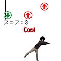 吉田伝説 ダンスダンスで吉田の当時のゲーム画面