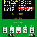 CP-Poker&BJの当時のゲーム画面