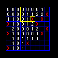マンダラマインスイーパーの当時のゲーム画面