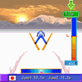 ワールドスキージャンプの当時のゲーム画面3