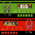 紙相撲ファイターマサルの当時のゲーム画面3