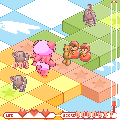 THE 突進！の当時のゲーム画面