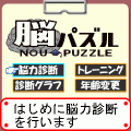 脳パズルの当時のゲーム画面