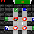 車庫番初級編の当時のゲーム画面