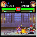 格闘精霊伝説 ペンタリウムの当時のゲーム画面
