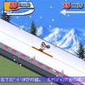 ポケットスキージャンプ無料版の当時のゲーム画面2
