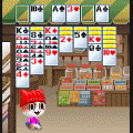 にゃんころソリティア10個入りの当時のゲーム画面