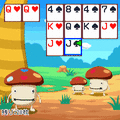 ドコモダケ☆ソリティアの当時のゲーム画面2