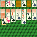 ソリティアの当時のゲーム画面2