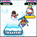 ハローキティのスノーボードの当時のゲーム画面4