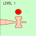 けん玉の当時のゲーム画面