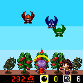 鳥！の当時のゲーム画面