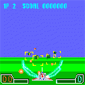 レーザーストライカーの当時のゲーム画面