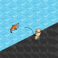 ボブ釣りの当時のゲーム画面2