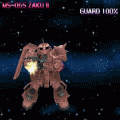 機動戦士ガンダム3DⅡ（宇宙編）の当時のゲーム画面3