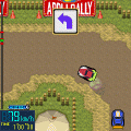 アプリラリーGPの当時のゲーム画面