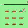 もぐらたたきの当時のゲーム画面2