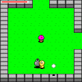 ツキモチとわんこの当時のゲーム画面