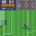 EX SOCCER無料版の当時のゲーム画面