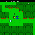 ローグクエストの当時のゲーム画面