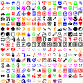 絵文字学習アプリの当時のゲーム画面