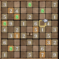 ナンプレの当時のゲーム画面2