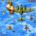 アサルトウイングの当時のゲーム画面