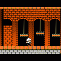 悪魔城すぺしゃる　ぼくドラキュラくんの当時のゲーム画面