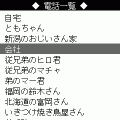 電話帳の当時のゲーム画面