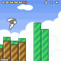 ジャンピングうさぎの当時のゲーム画面