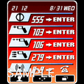 ファイズフォンの当時のゲーム画面2