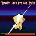 スイカ斬りの当時のゲーム画面4