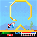 コナミスポーツシリーズの当時のゲーム画面3