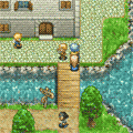 アドベンチャーエイジﾞ第1章～神話の大陸～の当時のゲーム画面
