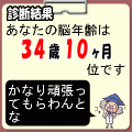 脳パズルの当時のゲーム画面4