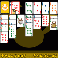 ツマミソリティアの当時のゲーム画面