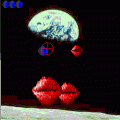唇シューティング2の当時のゲーム画面2