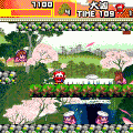 忍者じゃじゃ丸くん・大乱舞の当時のゲーム画面