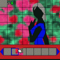 きみのためなら死ねる動く絵パズル　体験版の当時のゲーム画面