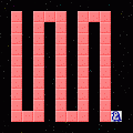 フロアアドベンチャーの当時のゲーム画面2