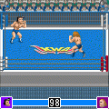 ケータイプロレスリングの当時のゲーム画面