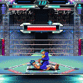 ポケット総合格闘技First Contactの当時のゲーム画面