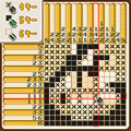 パズルＤＥお絵かきの当時のゲーム画面