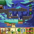 ムーミンニョロニョロ行進曲の当時のゲーム画面2