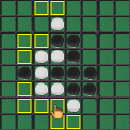 オセロの当時のゲーム画面2