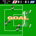 ケータイサッカーの当時のゲーム画面2