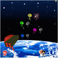間合戦隊オスレンジャーの当時のゲーム画面2