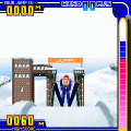 THE スキージャンプの当時のゲーム画面