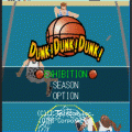DUNK!DUNK!DUNK!の当時のゲーム画面