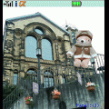 iアプリ 画像合成 ソフト「 合成ちゃん 」の当時のゲーム画面